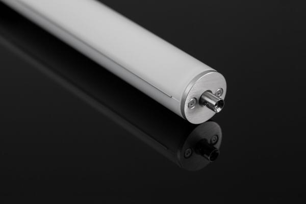 Endkappe für verdeckte Stromversorgung am Profil